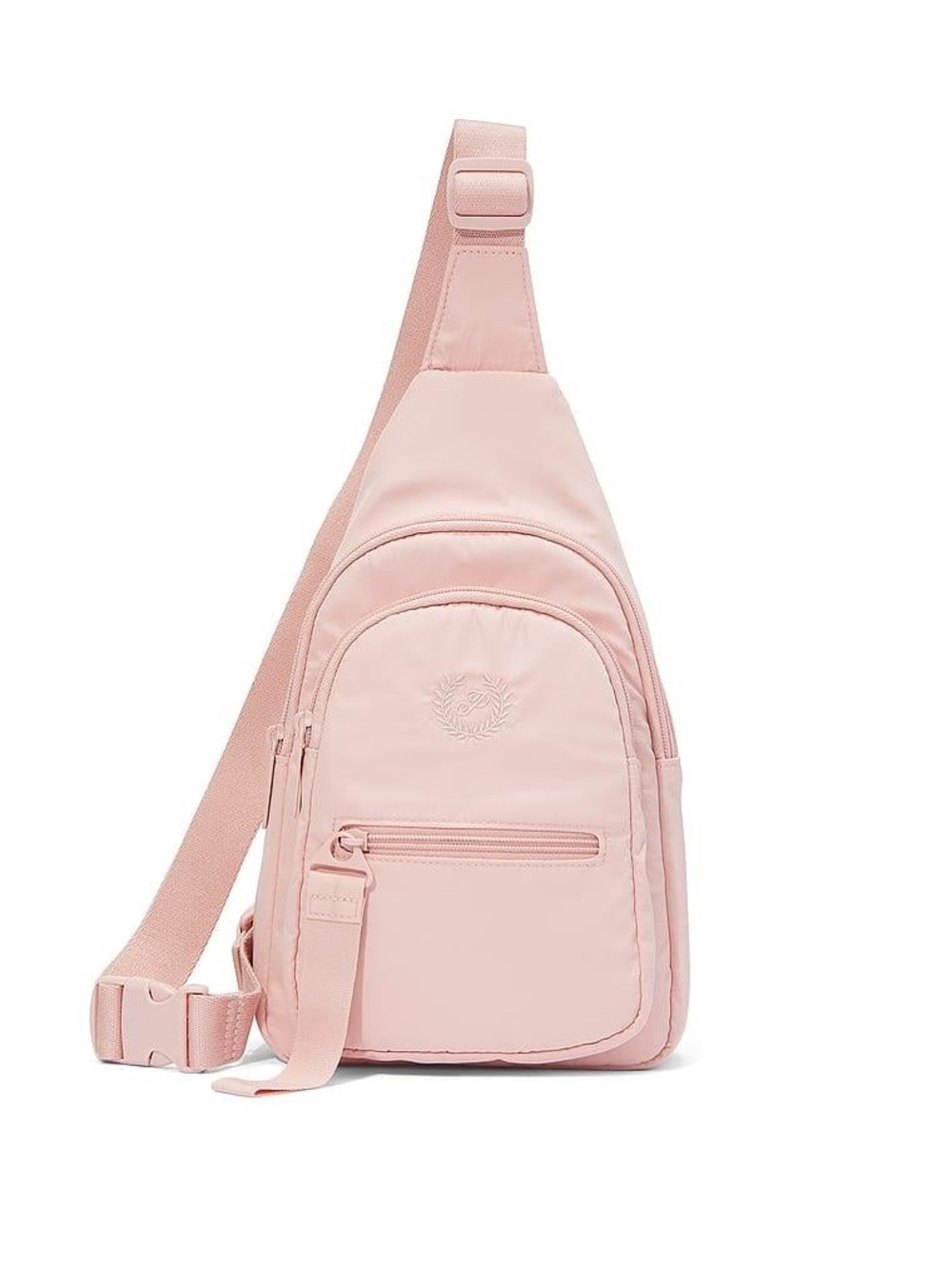 Victoria’s Secret PINK Blush Pink Satin Sling Crossbody Backpack